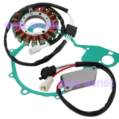 Bobina de estator y regulador de voltaje + junta para Yamaha XV535 Virago 535 1987-1996 Foto 1 de 4
