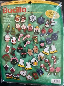 Bucilla Felt Applique 50 Ornament Kit - Picture 1 of 4