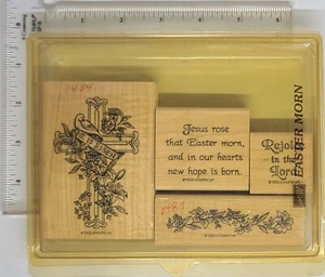 Stampin' Up rubber stamp set, EASTER MORN 1998 - Picture 1 of 3