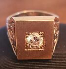 Men's 14k Gold Ring w/1.71 Carat Solitare Diamond