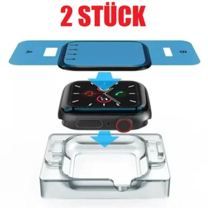 💥SZKŁO OCHRONNE WYŚWIETLACZA DO APPLE WATCH 10|9|8|7|6|5 FOLII OCHRONNEJ + POMOC MONTAŻOWA💥 - Zdjęcie 1 z 5