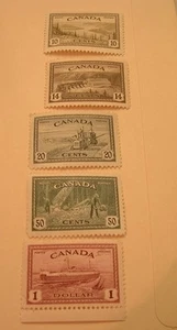 SC#269-273 CANADA 1946 ISSUE MINT - Picture 1 of 5