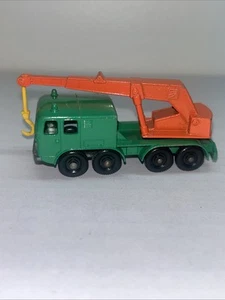 Vintage Matchbox Lesney Green / Orange 8 Wheel Crane No.30 England VERY NICE NM - Picture 1 of 5