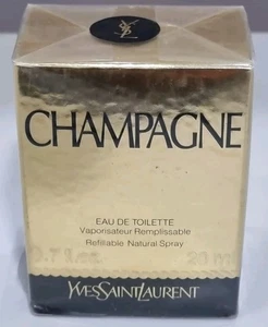 Champagne Yves Saint Laurent Eau De Toilette 20ml Spray, Descatalogada. - Imagen 1 de 3