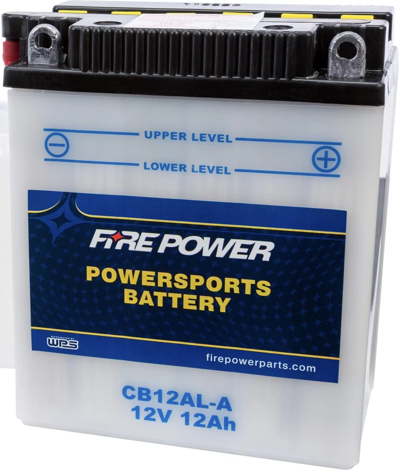 Firepower 常规 12V 重型摩托车电池 YB12ALA CB12ALA — 第 1/1 张图片