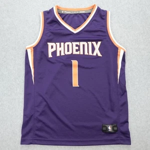 Maglia Fanatics Phoenix Suns Devin Booker #1 viola basket giovanile grande L - Foto 1 di 11