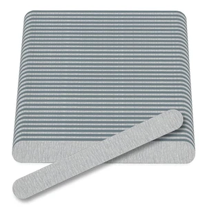 Nail File 100/180 Grit for Acrylic Nails, Double-Sided Nail Files, Disposable... - Picture 1 of 6