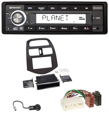 Continental USB 1DIN AUX DAB MP3 Autoradio für Chevrolet Spark (KLM 2012-2013) - Bild 1 von 4