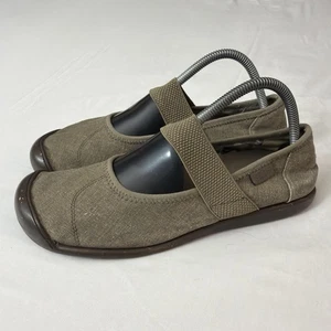 Keen Sienna Mary Jane Canvas Slipper 1014217 Damen Größe 10 wenig getragen - Bild 1 von 14