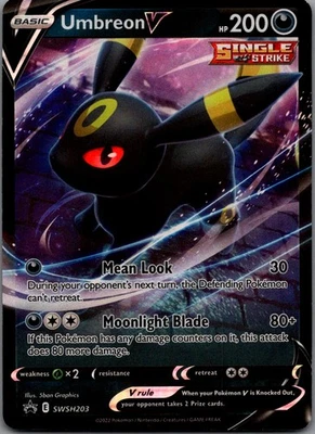 Umbreon V Promo SWSH: Sword & Shield Promo Cards SWSH203 NM - Image 1 of 2