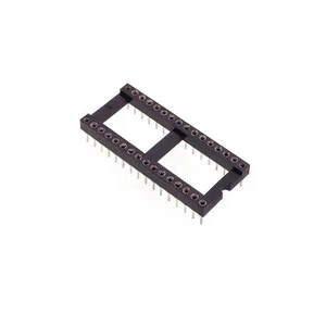 10PCS IC Sockets DIP-32 Machined Round Contact Pins Holes 2.54mm DIP32 NEW - Picture 1 of 3