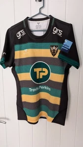 Northampton Saints Rugby Shirt Jersey Top GPS Player Playr-Fit - Picture 1 of 7