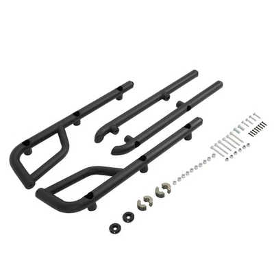 Barras nerf de aço resistentes revestidas a pó para Kawasaki Mule Pro-FXT 2015+ preto - Imagem 1 de 4