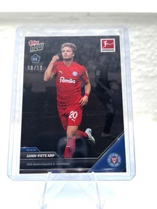 Topps Now Bundesliaga Jan-Fiete Arp Holstein Kiel Rookie RC /10 schwarz Card 037 - Bild 1 von 2