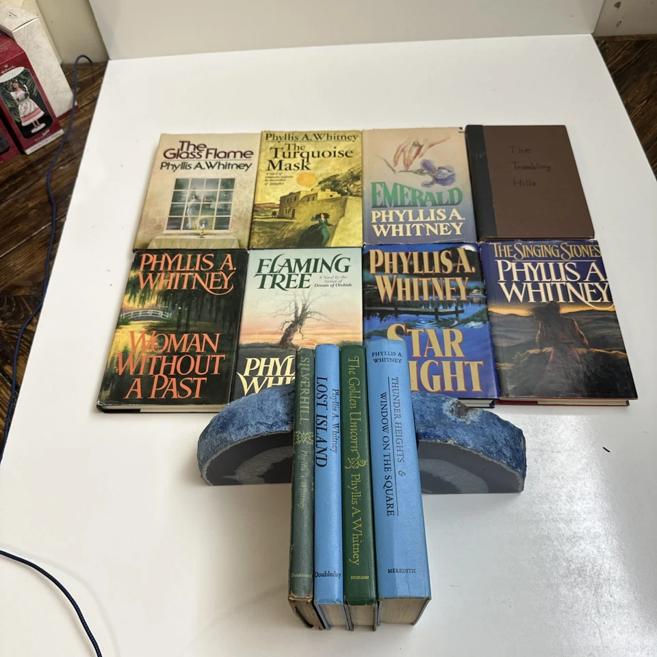 Lot of 12 Phyllis A Whitney - 13 Stories vintage HC The Singing Stones, Flaming - Image 1 of 4