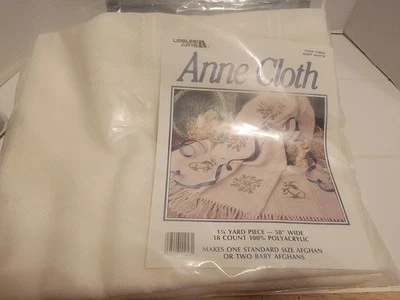 Leisure Arts Anne Cloth Artículo 11053 Blanco Suave Hace Paquete Sellado Foto 1 de 4