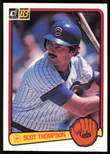 Donruss Scot Thompson Chicago Cubs 1983 #378 - Imagen 1 de 2