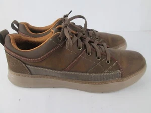 Skechers Air Cooled Memory Foam Classic Fit Mens Sz 12 66230 Brown Leather - Picture 1 of 13