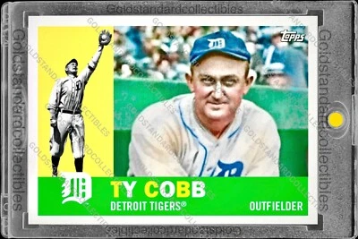 Ty Cobb RARE TOPPS INVESTMENT CARD SSP TIGERS HALL OF FAME MVP MINT - Image 1 of 2