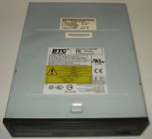 LECTEUR DVD-ROM BTC MODEL : DRW-1008IM DVD+RW CD-RW X 8 IDE- FAÇADE NOIR. - Photo 1/4