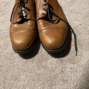 Oxford Allen Edmonds Benton para hombre talla 12B punta de gorra de cuero ortopédico vibram - Imagen 1 de 12