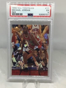 1998 Upper Deck MJx Timepieces Red #11 Michael Jordan PSA 5 (10 in all grades) - Picture 1 of 2