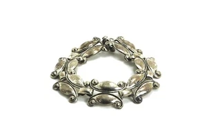 Vintage Danecraft Sterling Silver Link Bracelet - Picture 1 of 7