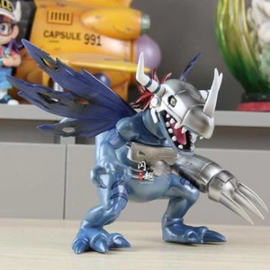 Digimon Digital Monster Metal Greymon PVC Figure 18CM Model Kids Xmas Toy Gift - Picture 1 of 9
