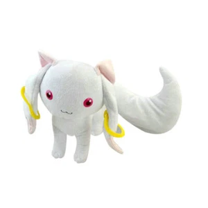 9'' Puella Magi Madoka Magica Magic Kyubey Qbay Cat Soft Stuffed Plush Doll Toy - Picture 1 of 5