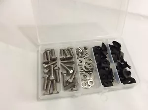 Holden HK,HT,HG Sedan,Wagon,Ute, Monaro Stainless Steel Panel Bolt Kit 316 Grade - Picture 1 of 6