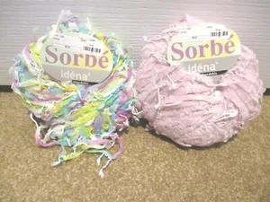 2 Sorbe IDENA Almedahls MULTI Rosa Giallo Verde Bianco ROSA Filato Nastro Morbido 50g - Foto 1 di 12