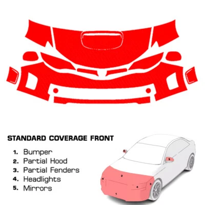 Kit de sujetador transparente de película de protección de pintura precortada PPF para Subaru WRX STI 2008-2010 Foto 1 de 4