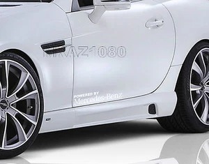 Powered by Mercedes Benz Vinyl Decal Sport Racing sticker emblem logo WHITE - Foto 1 di 2