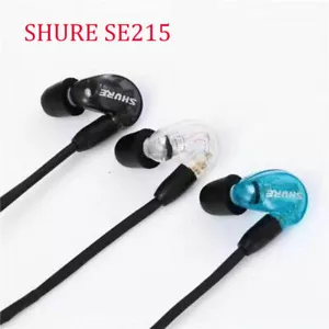 SE215 Earphones In-ear Bass Sound Isolating MMCX Cable CLEAR 3 Colors - Picture 1 of 17