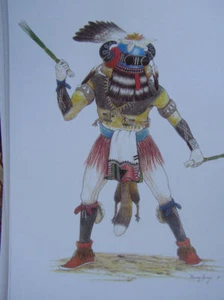 Hopi Kachina print 8 Southwest art - Picture 1 of 1