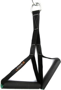 STIRRUP HANDLE 1-D DOUBLE Long 11inch for Multi-gym cable crossover Attachment M - Picture 1 of 4