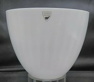 Snöljus Snowlight White Art Glass Bowl by Ingegerd Råman Orrefors Sweden - Picture 1 of 2