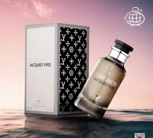 L'infinite Jacques Yves By Fragrance World EDP Eau De Parfum 100 ML - Super Rich - Picture 1 of 6