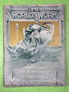 THE WORLD'S WORK & PLAY - Edwardian Shilling Monthly - Aug. 1903 - Henry Norman - Bild 1 von 5