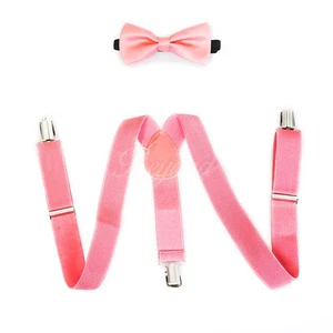 bow tie & suspender set for new born Baby Toddler Kids Boys Girls - Picture 1 of 232