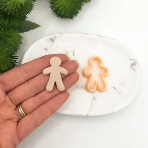 Clay Cutter Man Boy | Clay Cutters Makers Tools | Gingerbread - Picture 1 of 7