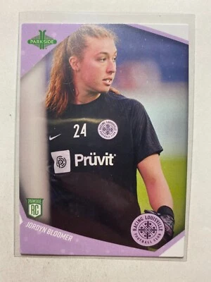 Jordyn Bloomer 2022 Racing Louisville FC #134 Parkside NWSL Rookie Card - Image 1 of 2