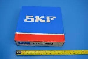 SKF 62212-2RS1 Cuscinetto a sfera a fila singola scanalatura profonda OD 110mm foro 60mm larghezza 28mm - Foto 1 di 4