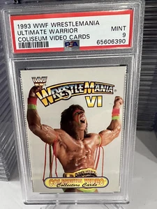 ultimate warrior 1993 wwf wrestlemania coliseum video cards psa 9 pop 7 - Picture 1 of 10