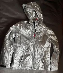 Bogner ski rain jacket Fire + Ice Silver Women 38 8 lightweight - Picture 1 of 10