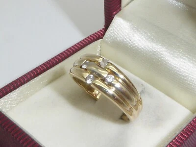 585 Gold Ring 14K Gelbgold 3,42 g Verlobungsring RG 56 - 17,8 mm 6188 - Bild 1 von 4