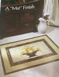 03 Paintworks Magazine Excerpt: A "Mat" Finish Floorcloth & Valance Margot Clark - Picture 1 of 6