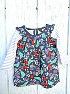 NEW Tea Dress Birthday Party Wedding Sz 9-12m 9m 12m Baby Girls Clothes T-shirt - Picture 1 of 6