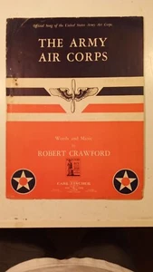 The Army Air Corps - 1939 sheet music - official song US Army Air Corps - Picture 1 of 6