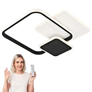 LED Deckenleuchte Deckenlampe Dimmbar Fernbedienung Wohnzimmer Kronleuchter - Bild 1 von 6